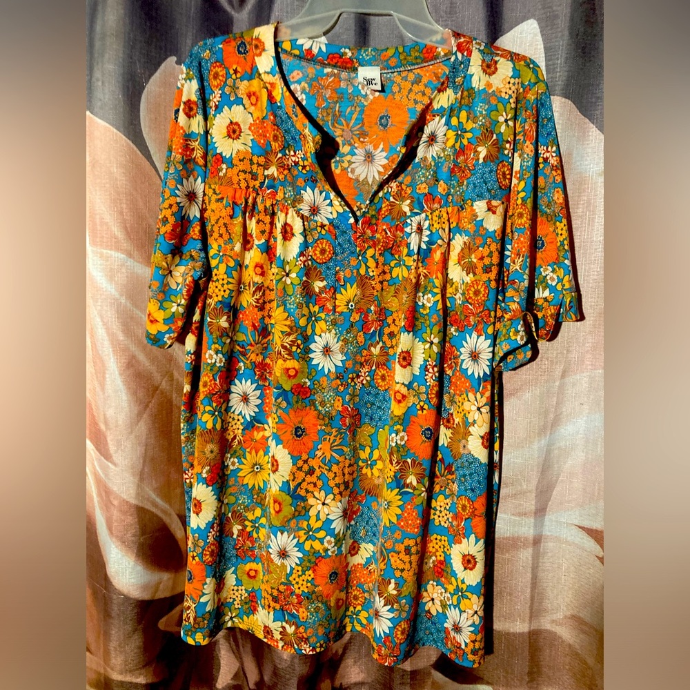 Sew in love top multicolored size XL